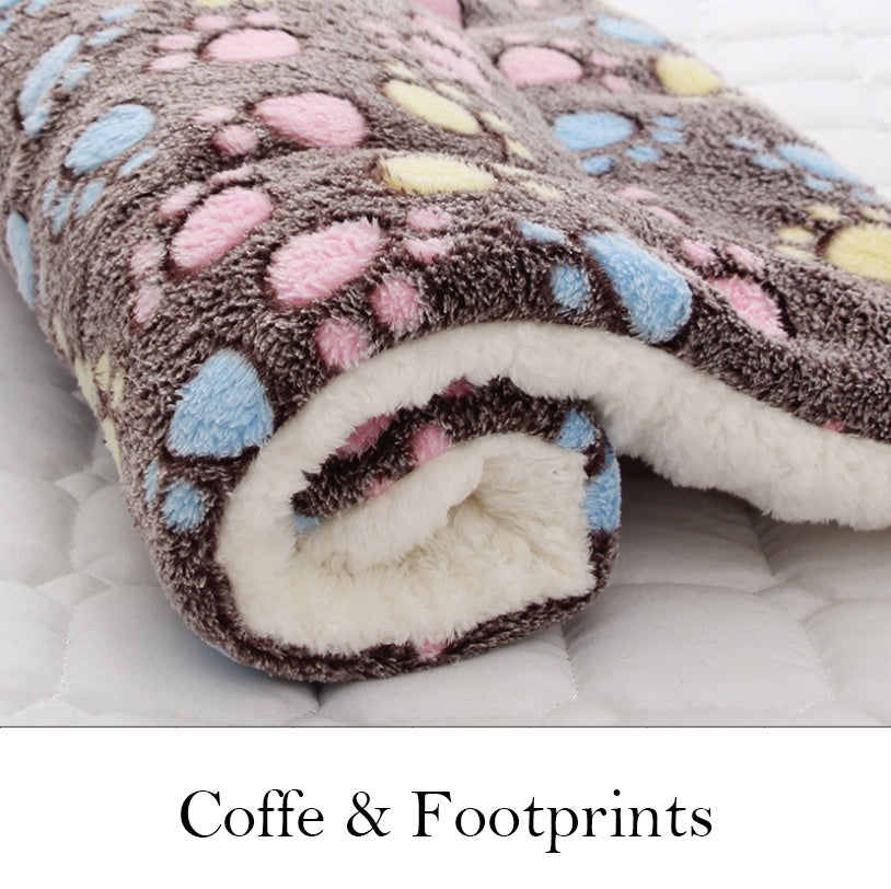 Thick Wool Pet Blanket: Dog & Cat Litter Cushion for Cages