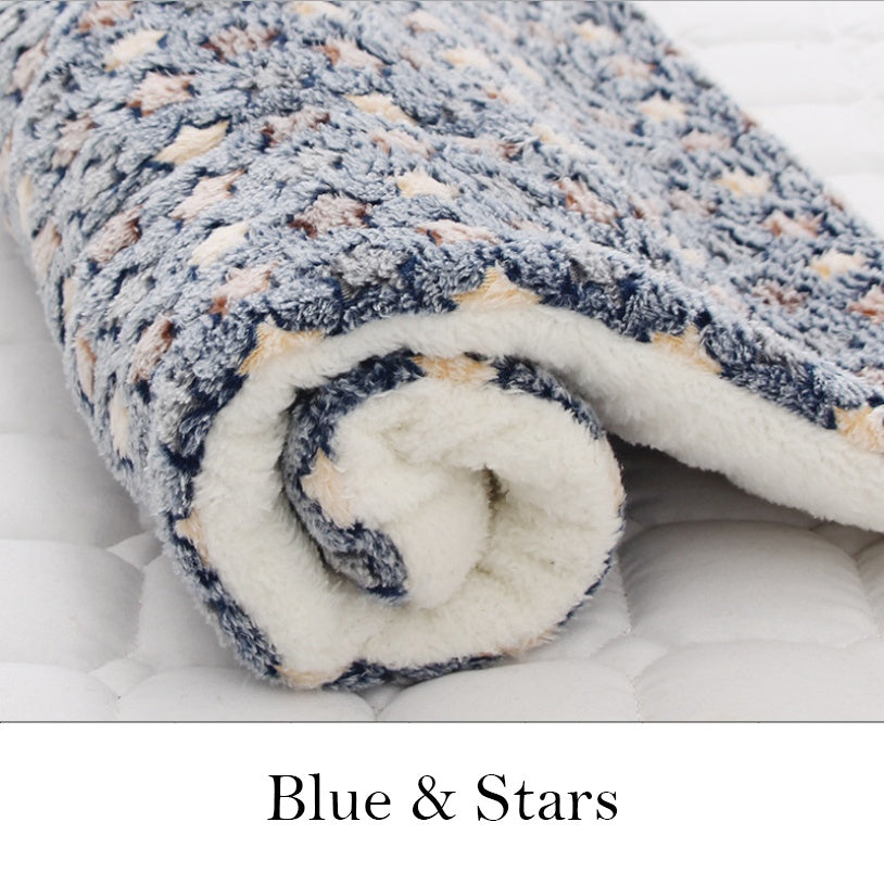 Thick Wool Pet Blanket: Dog & Cat Litter Cushion for Cages