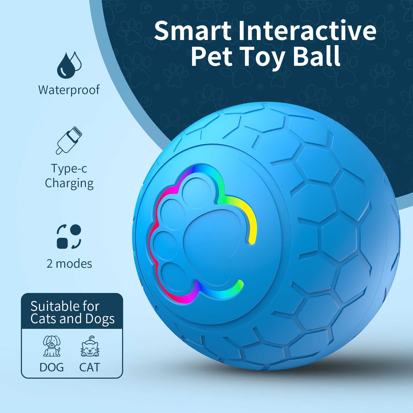 Remote Control Jumping Ball: Electric Intelligent Gravity Pet Toy