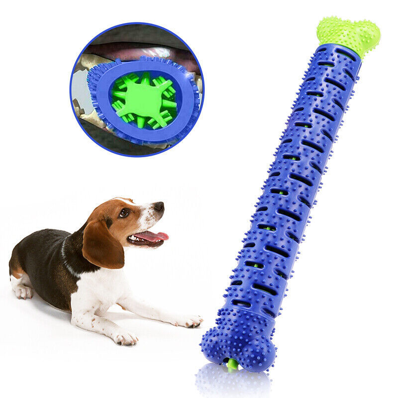 Durable TPR Dog Toothbrush Chew Toy: Teeth Cleaning Molar Brushing Stick for Pets